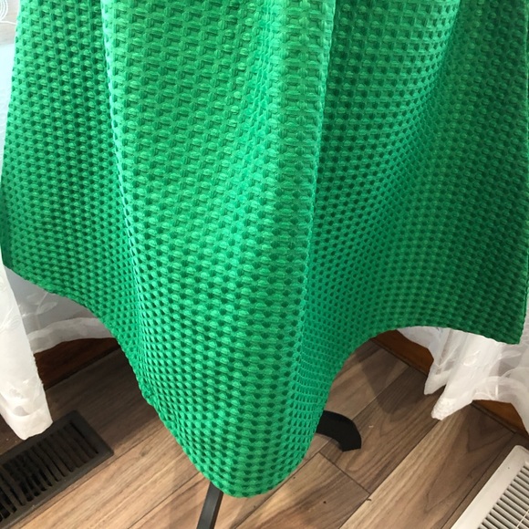 Gumuxi emerald green skirt below knee SZ M - Picture 3 of 9
